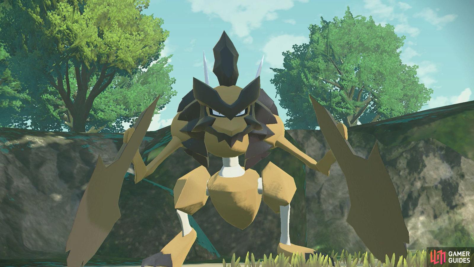 Kleavor is a new evolution of Scyther. (Credit: The Pokémon Company).