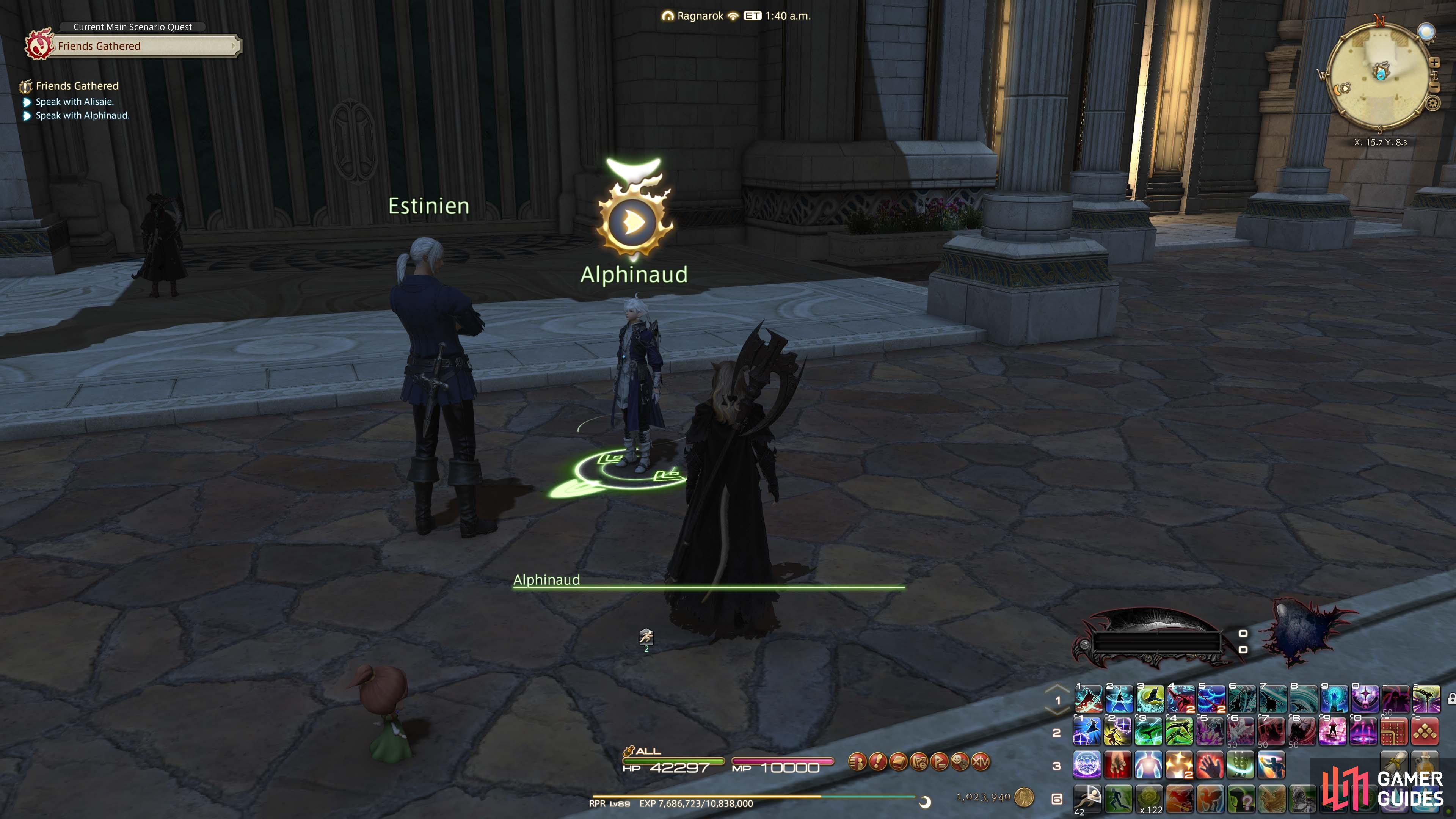 Speak with Alphinaud.