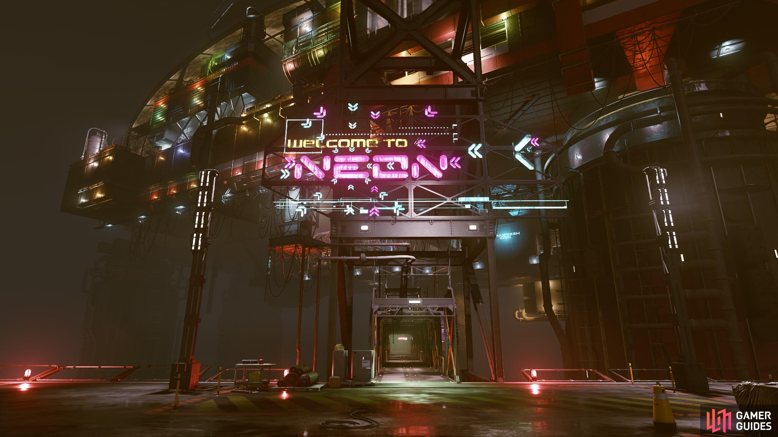 Neon is a massive city built on top of a deep ocean.