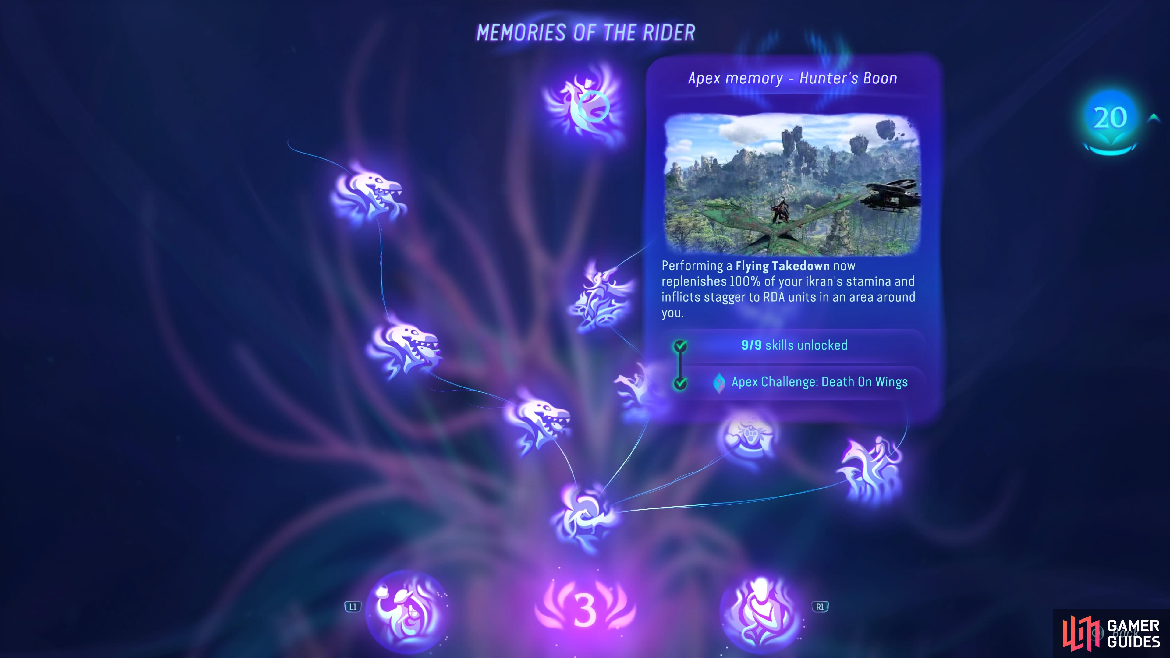 Each of the skill trees will have an Apex Skill at the top of it.