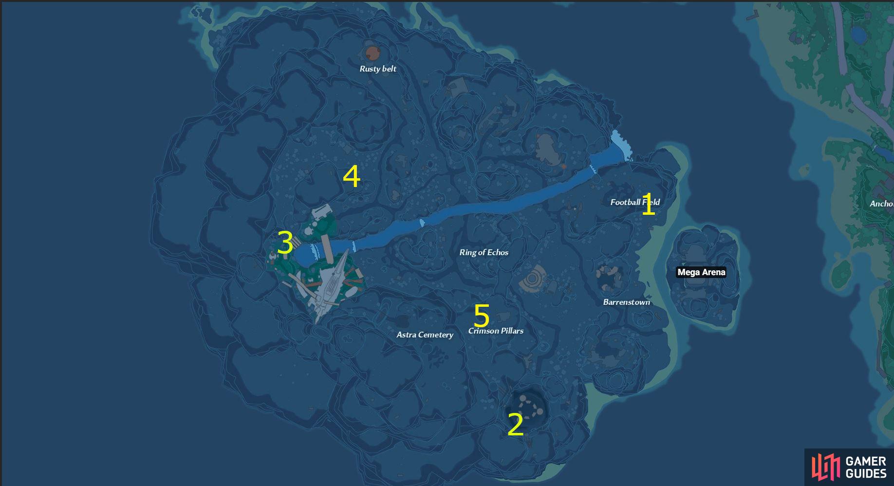 Here are the rough locations of the Tower of Fantasy Astra Scenic Point Locations. More detailed locations can be found via the corresponding image and number below.