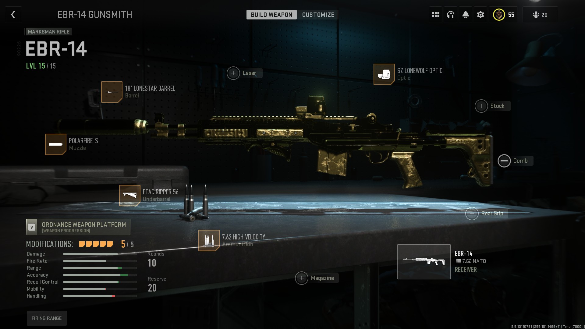 Here is one of the loadouts you can use to progress through the EBR-14 camo challenges in MW2.