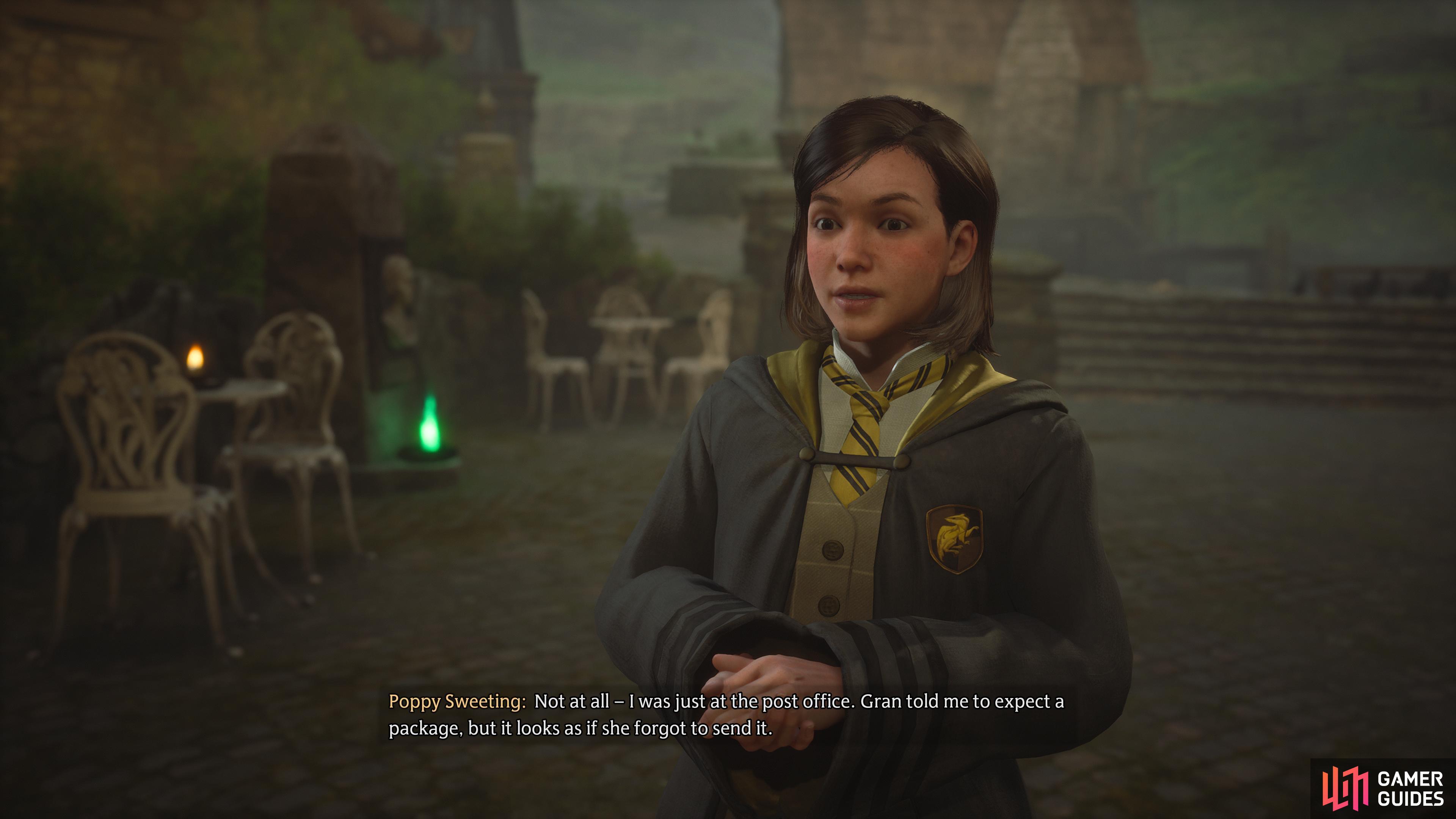 Poppy Sweeting in Hogwarts Legacy.