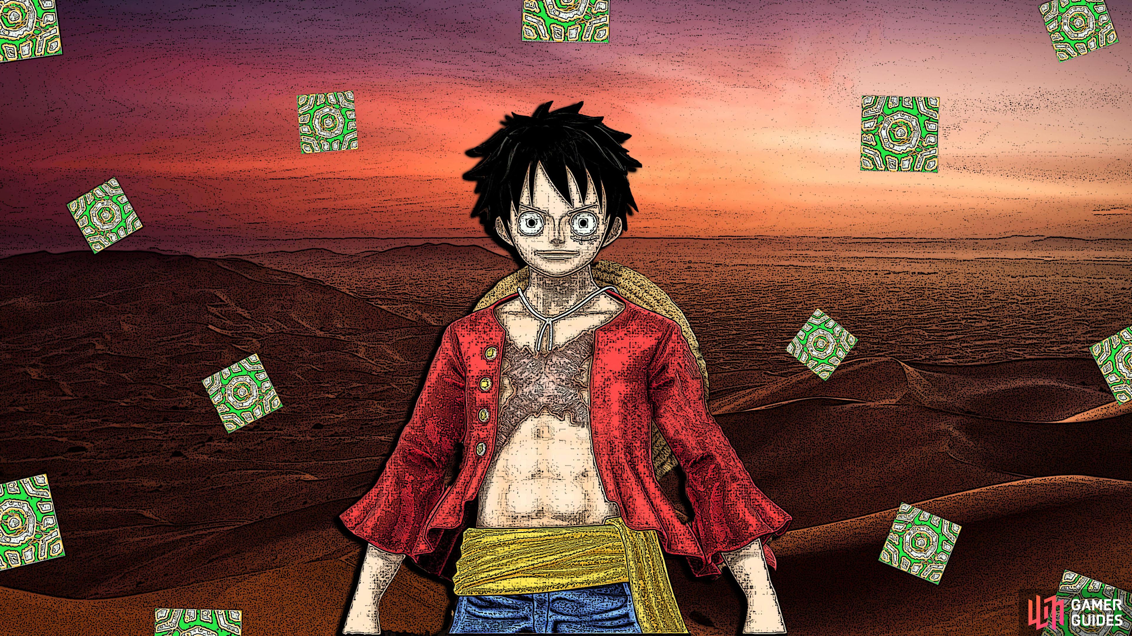 Luffy only needs 50 Cube Fragments to unlock the trophy/achievement.