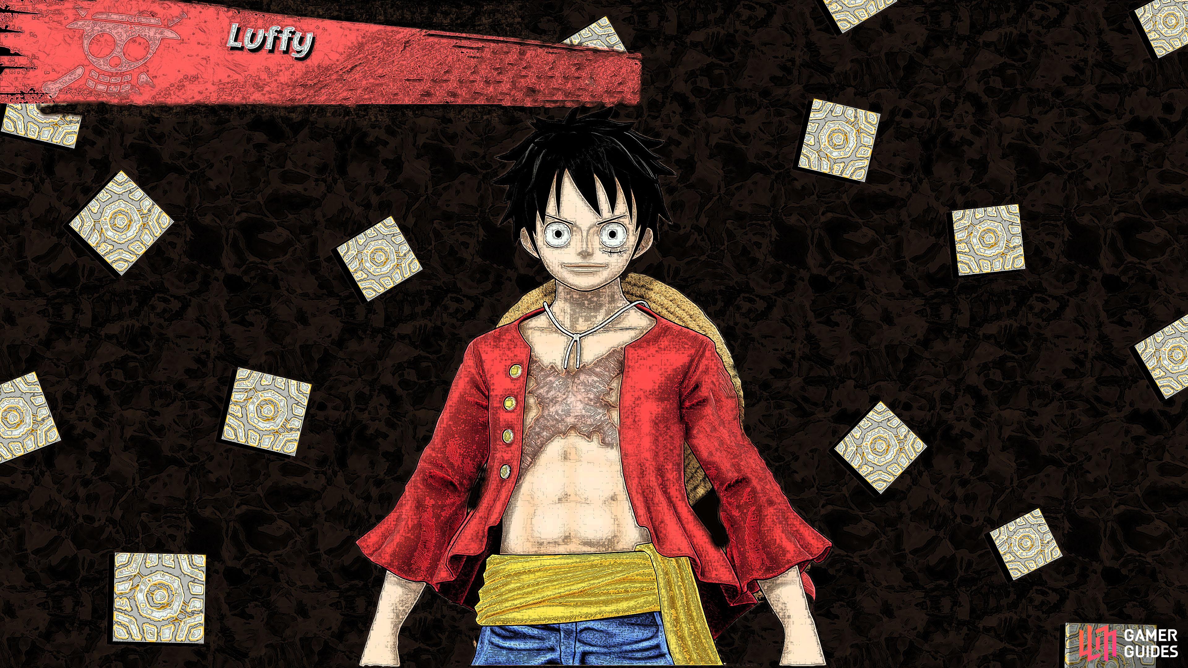 Luffy only needs 50 Cube Fragments to unlock the trophy/achievement.