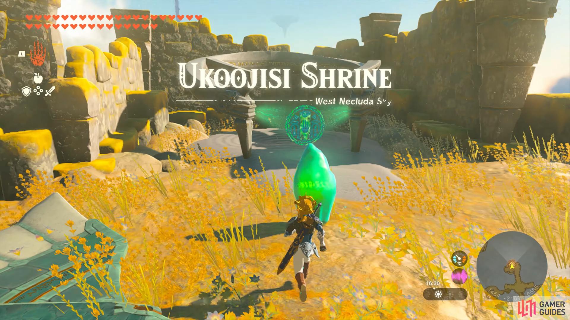 Making it to the Ukoojisi Shrine