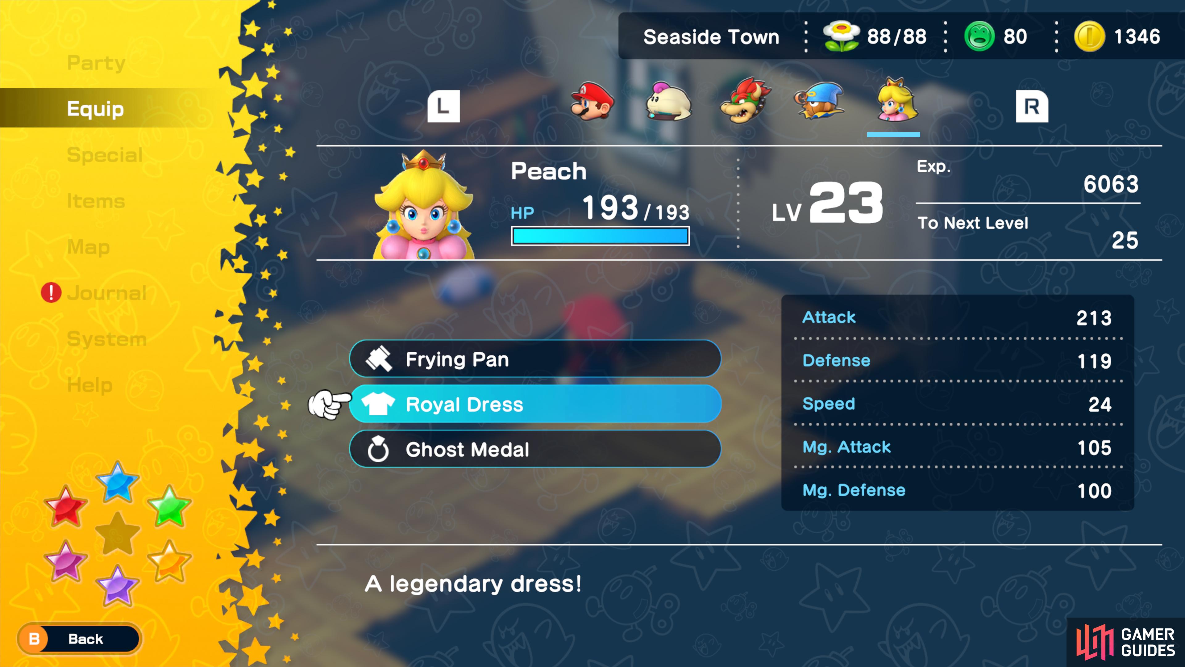 The Royal Dress is Peach’s best armor.