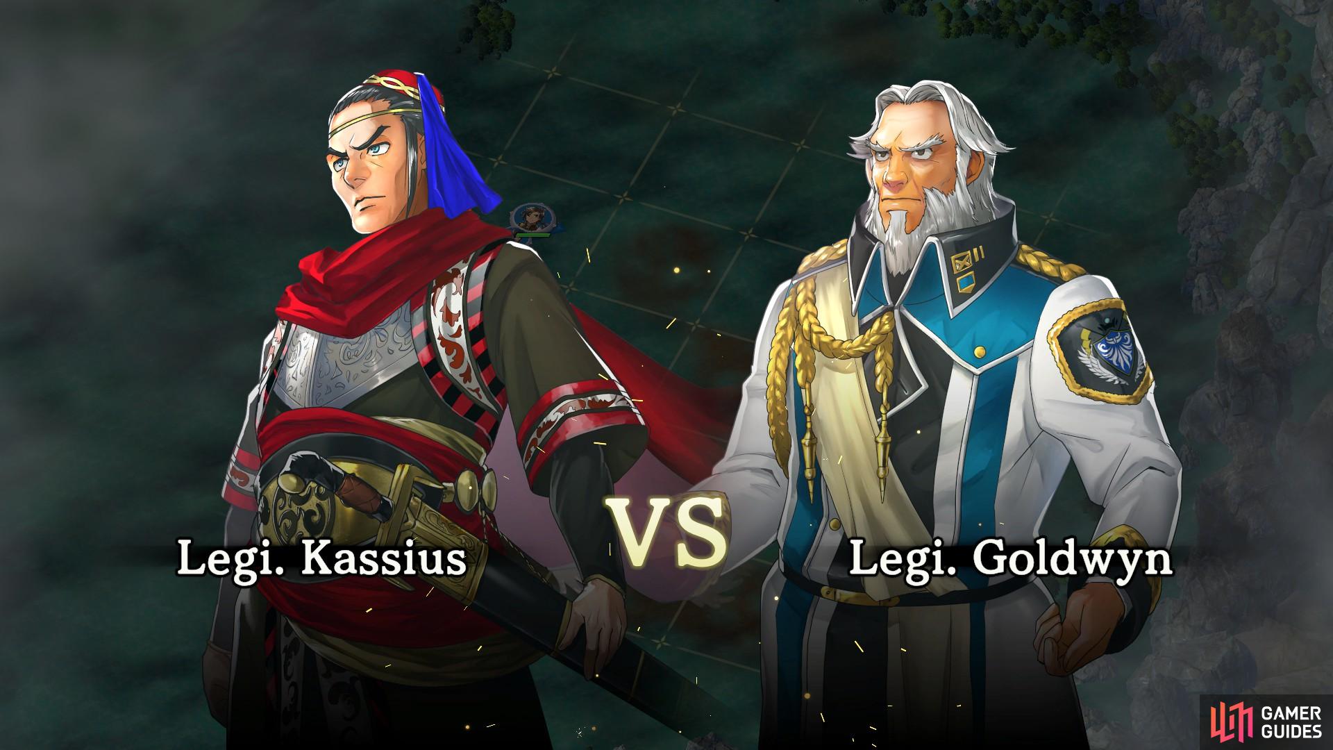 Kassius VS Goldwyn is the second war battle of Eiyuden Chronicle.