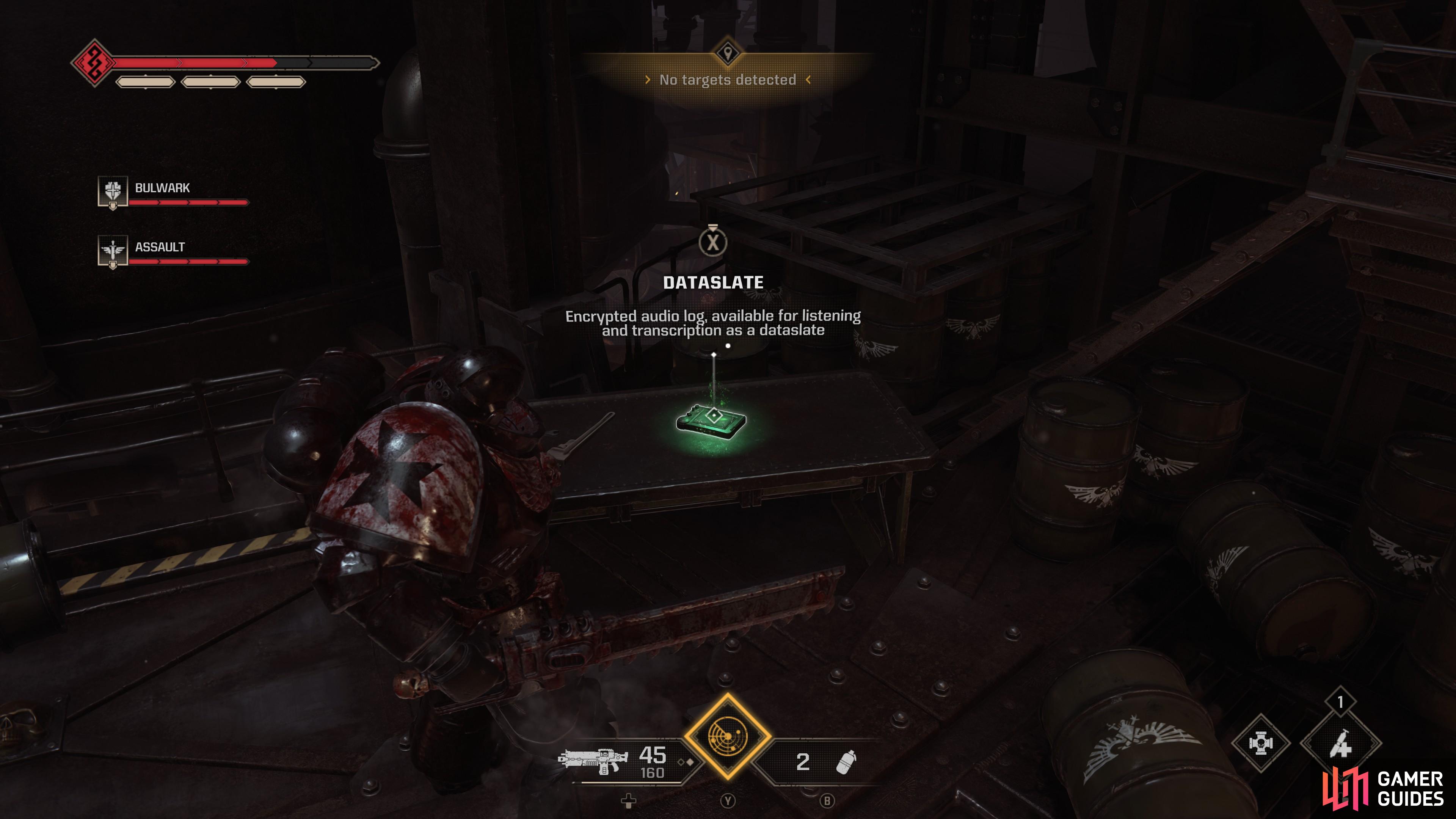 Dataslates are collectibles found in both Campaign Mode and Operations Mode.