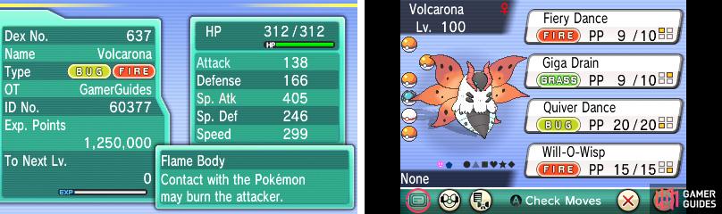 Volcarona’s Sp. Attack is through the roof.